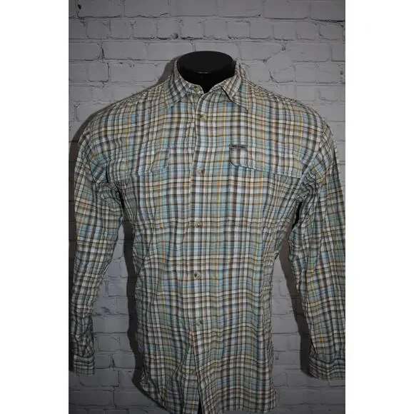 Columbia Titanium Fishing Shirt Men Size Large Performance Camping Hiking Vented - Picture 8 of 8